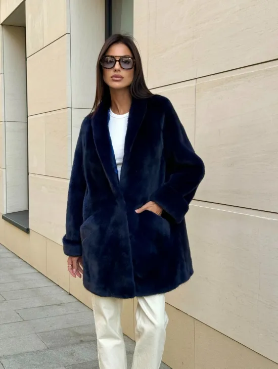 Шуба из аукционного меха норки KOPENHAGEN FUR - фото 9