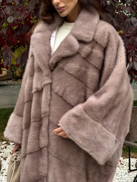 Норковая шуба (больших размеров) - фото 3