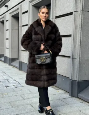 Шуба из соболиного меха - фото 11