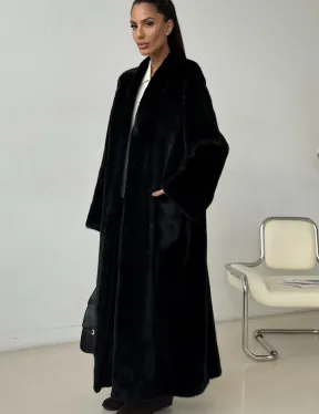 Длинная норковая шуба BLACKGLAMA - фото 3