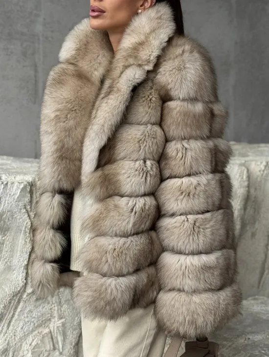 Шуба из песца - фото 4