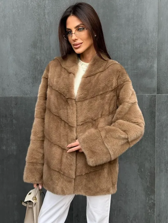 Полушубок норковый - фото 3