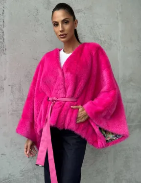 Короткая шуба из меха норки - фото 0