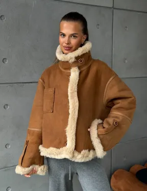 Дубленка - куртка двухсторонняя - фото 15