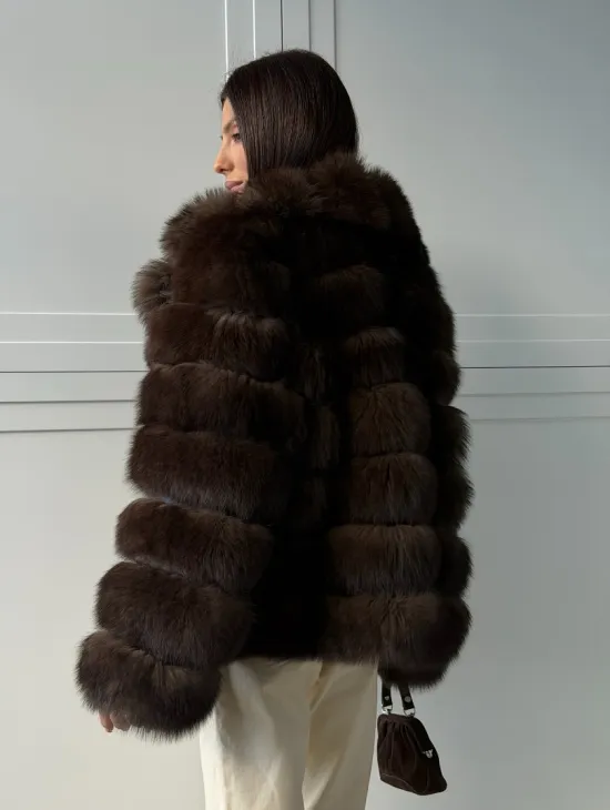 Полушубок из песца 