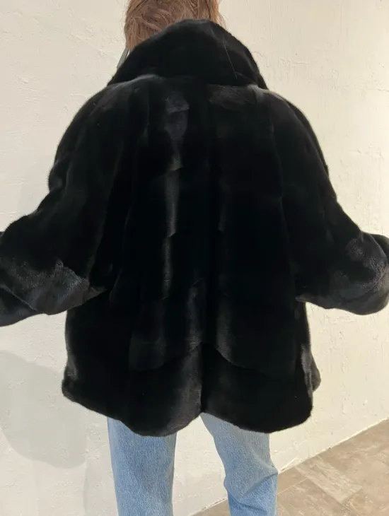 Короткая шуба - автоледи из меха аукционной норки - фото 3